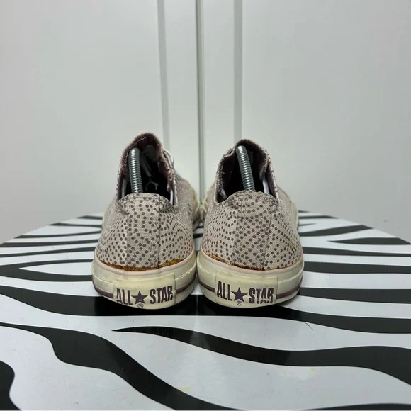Converse ctas low polka dot heart purple beige - Picture 4 of 8